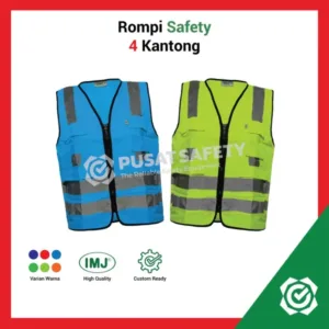 Rompi Safety IMJ 4 Kantong All Size