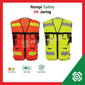 Rompi Safety IMJ Jaring 6 Kantong