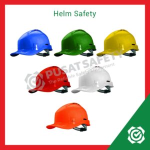 Helm Proyek Kerja Safety NSA Vented with Fastrack Tali Dagu