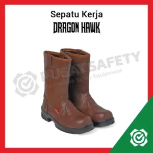 sepatu safety coklat Vol 500