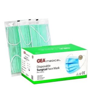 Masker Surgical 3 Ply Earloop Isi 50 Pcs