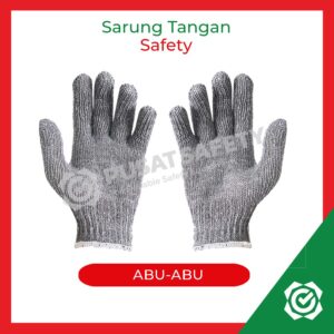 Sarung Tangan 3 Benang Abu