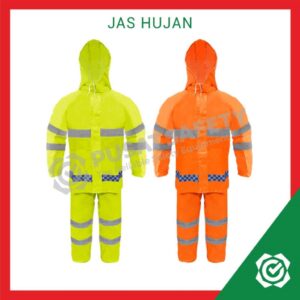 Setelan Jas Hujan Parasut Double Scotlight